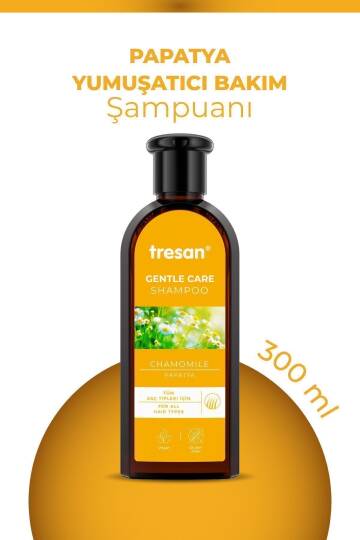 Papatya Yumuşatıcı Bakım Şampuanı — Canlılık & Parlaklık, Açık Renkli & Boyalı Saçlar  (300 ml)